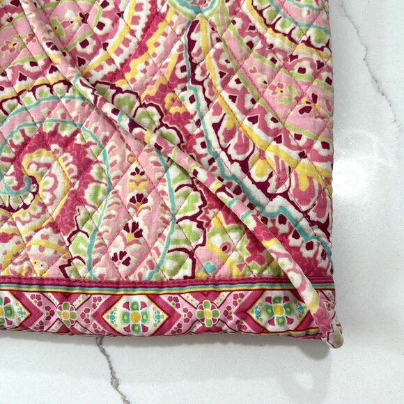 Vera Bradley | Capri Melon Quilted Backpack Knapsack Cinch Tote Bag Retired - Picture 3 of 12